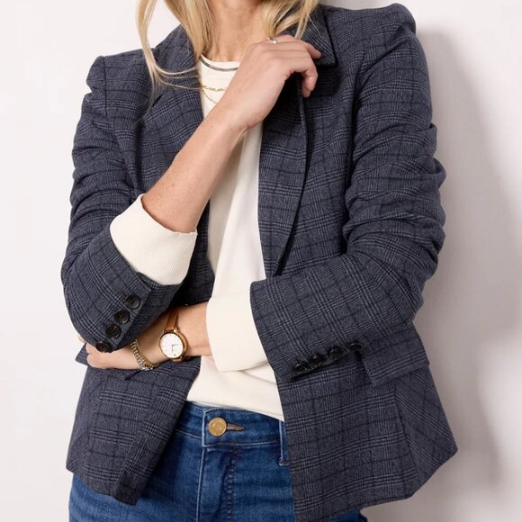 Evereve Asher Plaid Blazer - Picture 1 of 7